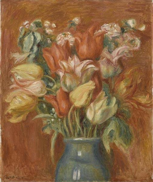 Pierre Auguste Renoir Bouquet de tulipes Spain oil painting art